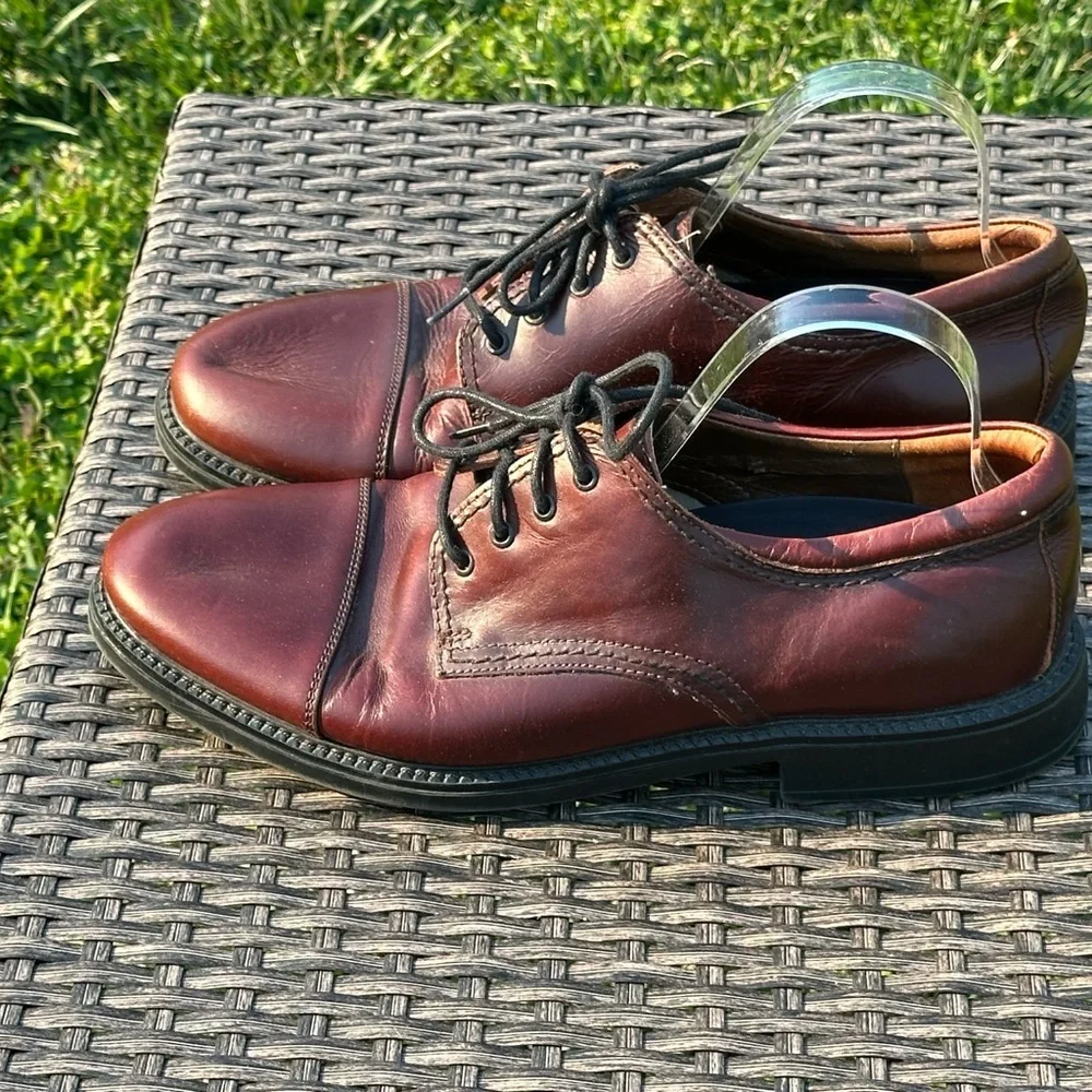 Dockers Brown Leather Oxfords